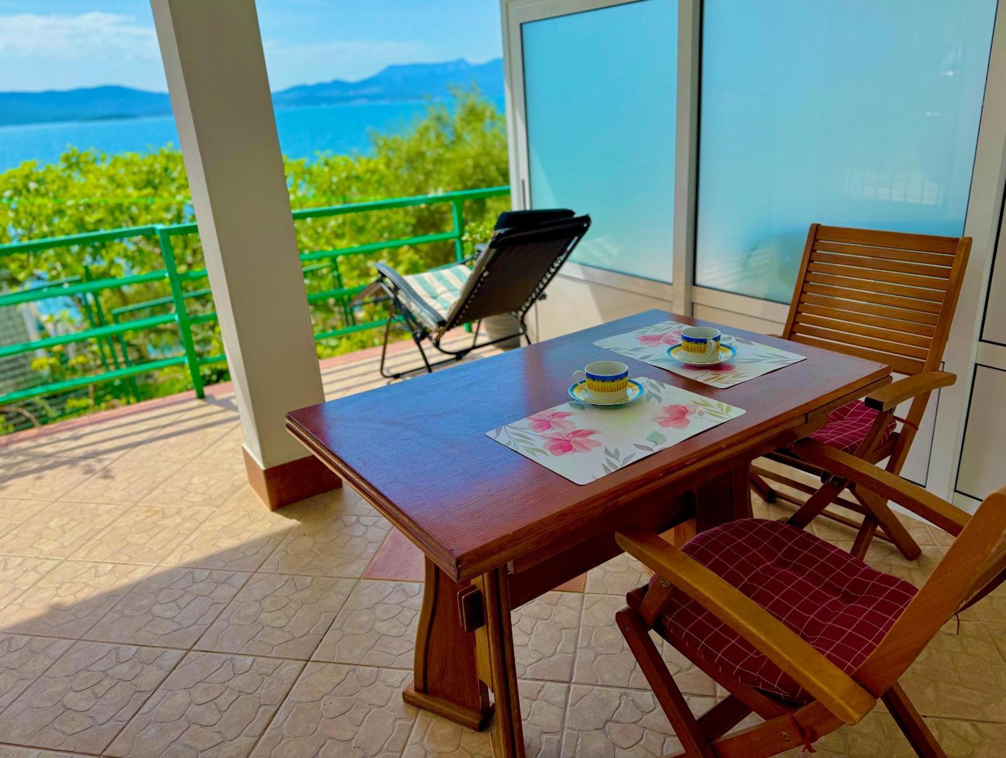 Appartamento Stella sea view Klek Esterno foto